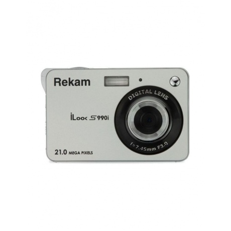 Фотоаппарат Rekam iLook S990i серебристый 21Mpix 3" 720p SDHC/MMC CMOS IS el/Li-Ion
Фотоаппарат Rekam iLook S990i серебристый 21Mpix 3" 720p SDHC/MMC CMOS IS el/Li-Ion