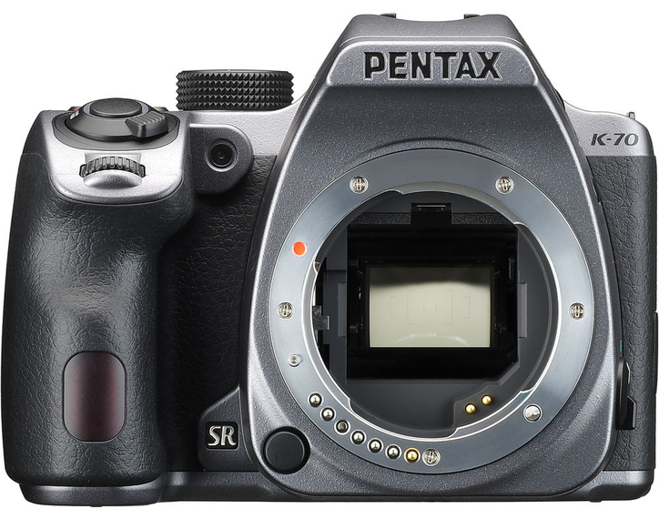 Фотоаппарат зеркальный Pentax K-70 body silky silver, Серебро
Фотоаппарат зеркальный Pentax K-70 body silky silver, Серебро