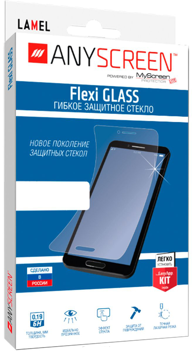 Защитное стекло Flexi GLASS для Huawei Honor 8C, ANYSCREEN
Защитное стекло Flexi GLASS для Huawei Honor 8C, ANYSCREEN