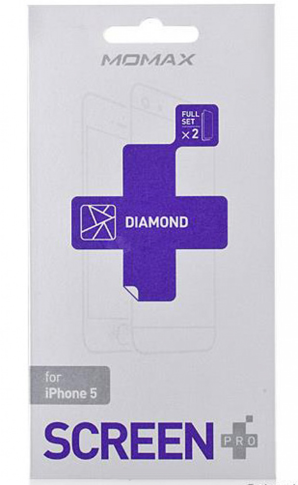 Защитная пленка Momax двусторонняя Diamond for iPhone 5/5S Прозрачный
Защитная пленка Momax двусторонняя Diamond for iPhone 5/5S Прозрачный
