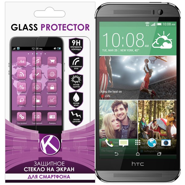 Защитное стекло Krutoff для HTC One M7 Group 0.26mm (21903)
Защитное стекло Krutoff для HTC One M7 Group 0.26mm (21903)