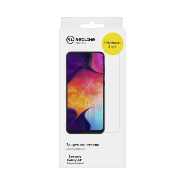 Стекло защитное Red Line Samsung Galaxy A41 tempered glass (комплект 2 шт.) УТ000020493
Стекло защитное Red Line Samsung Galaxy A41 tempered glass (комплект 2 шт.) УТ000020493