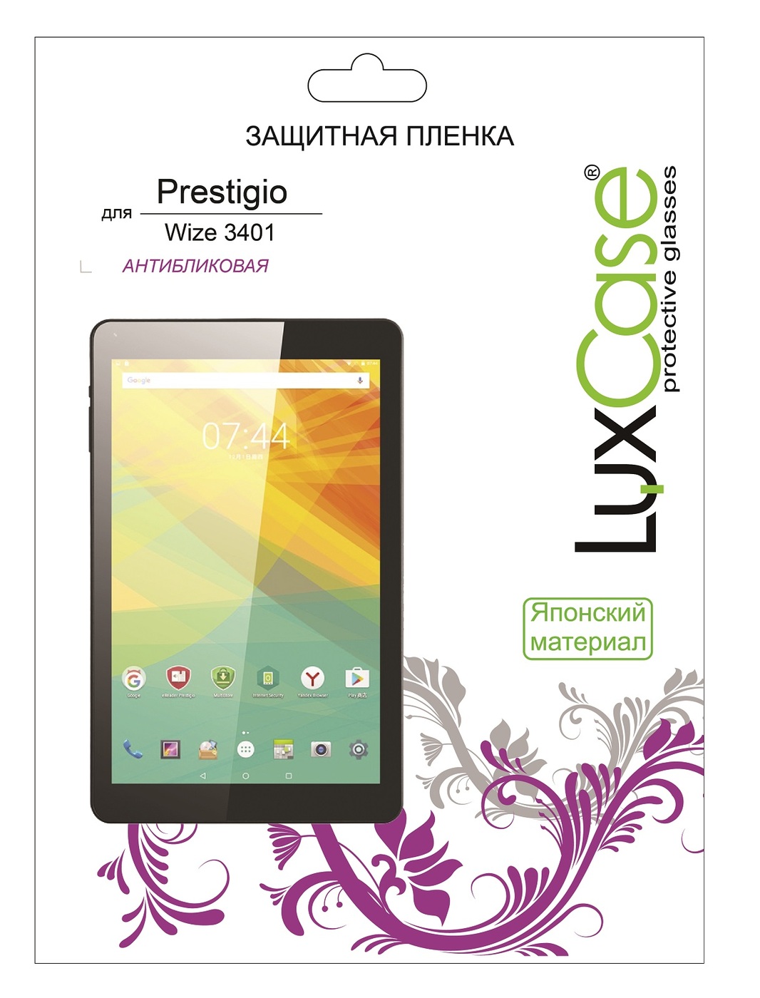 Защитная пленка ПЭТ LuxCase для Prestigio Wize 3401, Антибликовая, 0,13 мм, Front
Защитная пленка ПЭТ LuxCase для Prestigio Wize 3401, Антибликовая, 0,13 мм, Front