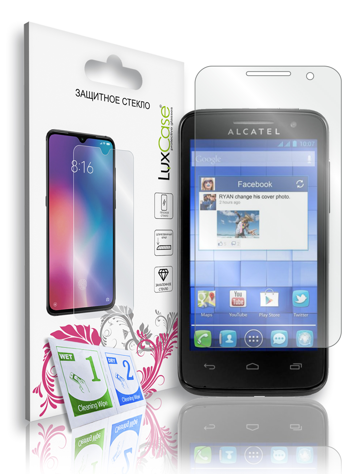 Стекло защитное плоское LuxCase для Alcatel OneTouch M'POP 5020D, Прозрачное, 0,33 мм
Стекло защитное плоское LuxCase для Alcatel OneTouch M'POP 5020D, Прозрачное, 0,33 мм