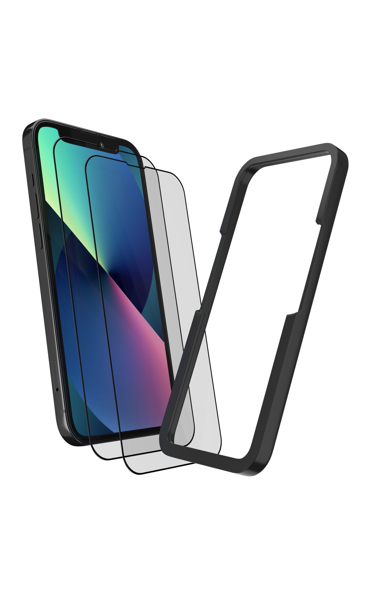 Стекло 2.5D защитное VLP Easy App для iPhone 13/13 Pro, 2 шт., с черной рамкой
Стекло 2.5D защитное VLP Easy App для iPhone 13/13 Pro, 2 шт., с черной рамкой