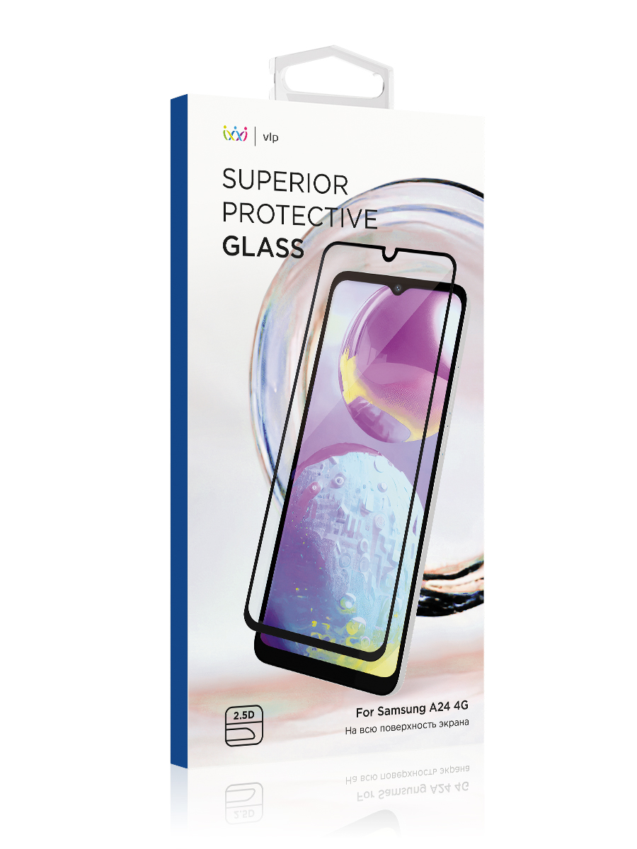 Стекло 2.5D защитное VLP для Samsung A24 4G
Стекло 2.5D защитное VLP для Samsung A24 4G