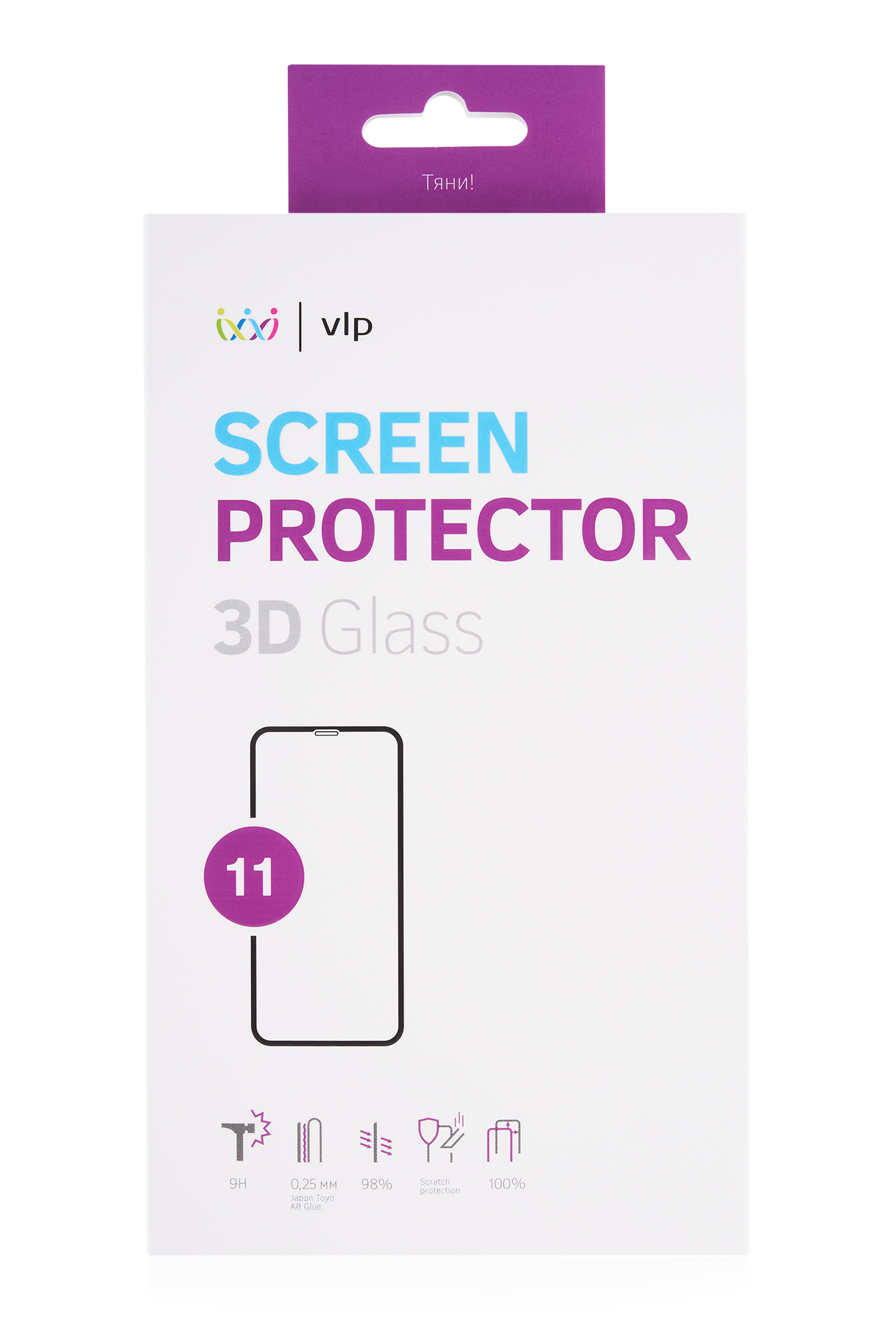 Стекло 3D защитное VLP для iPhone 11/XR, олеофобное, с черной рамкой
Стекло 3D защитное VLP для iPhone 11/XR, олеофобное, с черной рамкой