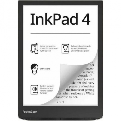 Электронная книга PocketBook 743G (PB743G-U-СIS) Stardust Silver, Черный
Электронная книга PocketBook 743G (PB743G-U-СIS) Stardust Silver, Черный