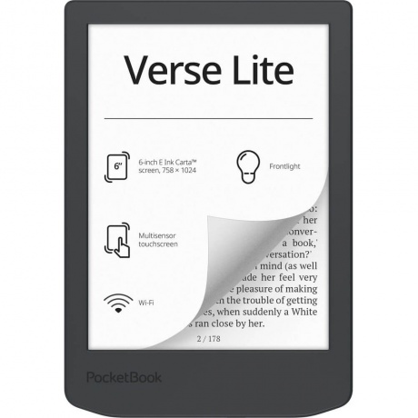 Электронная книга PocketBook 619 Midnight Grey (PB619-T-WW), Серый
Электронная книга PocketBook 619 Midnight Grey (PB619-T-WW), Серый
