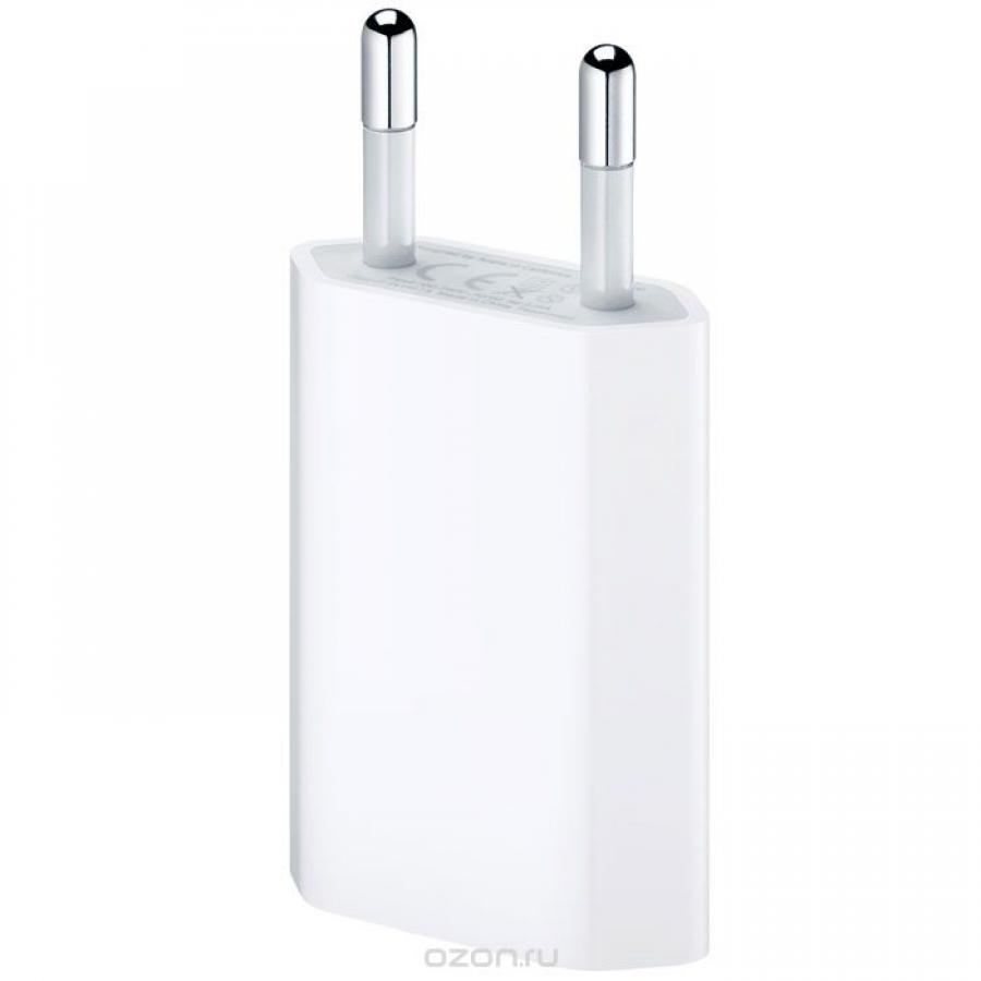 Сетевое зарядное устройство Apple MD813ZM/A 5W White
Сетевое зарядное устройство Apple MD813ZM/A 5W White