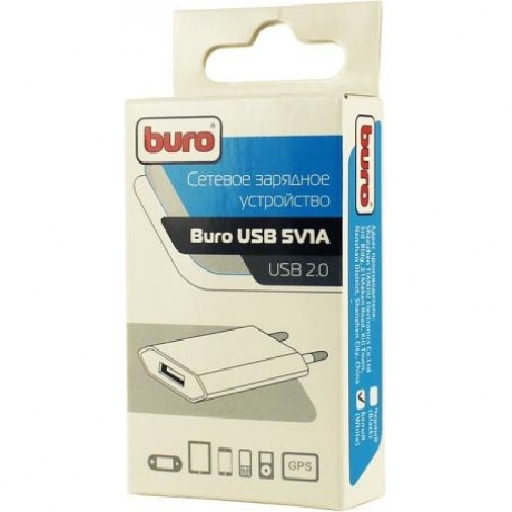 Сетевое зар./устр. Buro TJ-164w 1A универсальное белый
Сетевое зар./устр. Buro TJ-164w 1A универсальное белый
