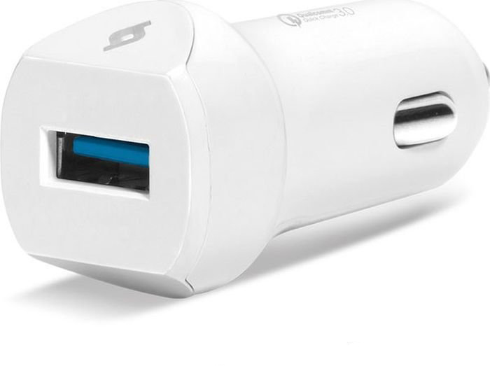 Автомобильное зарядное устройство ТTEC Speed QC3.0 б/кабеля white
Автомобильное зарядное устройство ТTEC Speed QC3.0 б/кабеля white