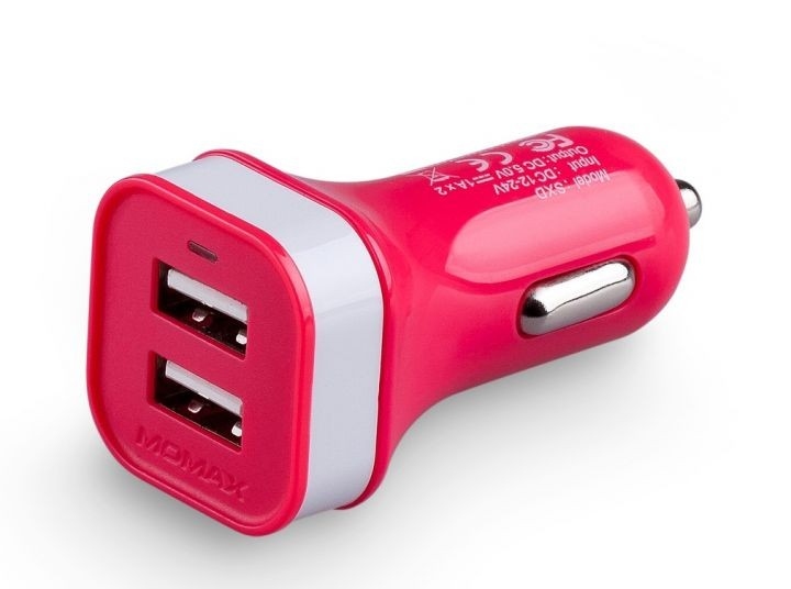 Автомобильное зарядное устройство Momax USB на 1A XC Dual USB Car Charger 1A Розовый
Автомобильное зарядное устройство Momax USB на 1A XC Dual USB Car Charger 1A Розовый