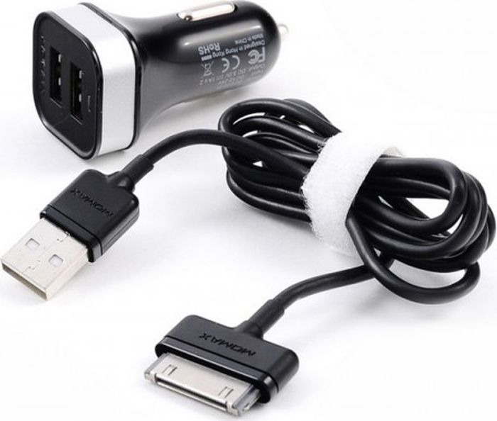 Автомобильное зарядное устройство Momax USB на 1A XC DUAL USB Car Charger для iPhone 4/4S/iPod Чёрный
Автомобильное зарядное устройство Momax USB на 1A XC DUAL USB Car Charger для iPhone 4/4S/iPod Чёрный