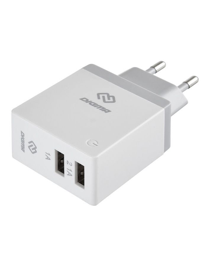 Сетевое зарядное устройство Digma DGWC-2U-3A-WG 2.1A+1A белый
Сетевое зарядное устройство Digma DGWC-2U-3A-WG 2.1A+1A белый