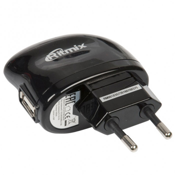 Сетевое зарядное устройство Ritmix RM-001
Сетевое зарядное устройство Ritmix RM-001