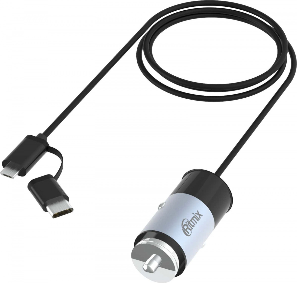 Автомобильное зарядное устройство Ritmix RM-5240MC Gunshell
Автомобильное зарядное устройство Ritmix RM-5240MC Gunshell