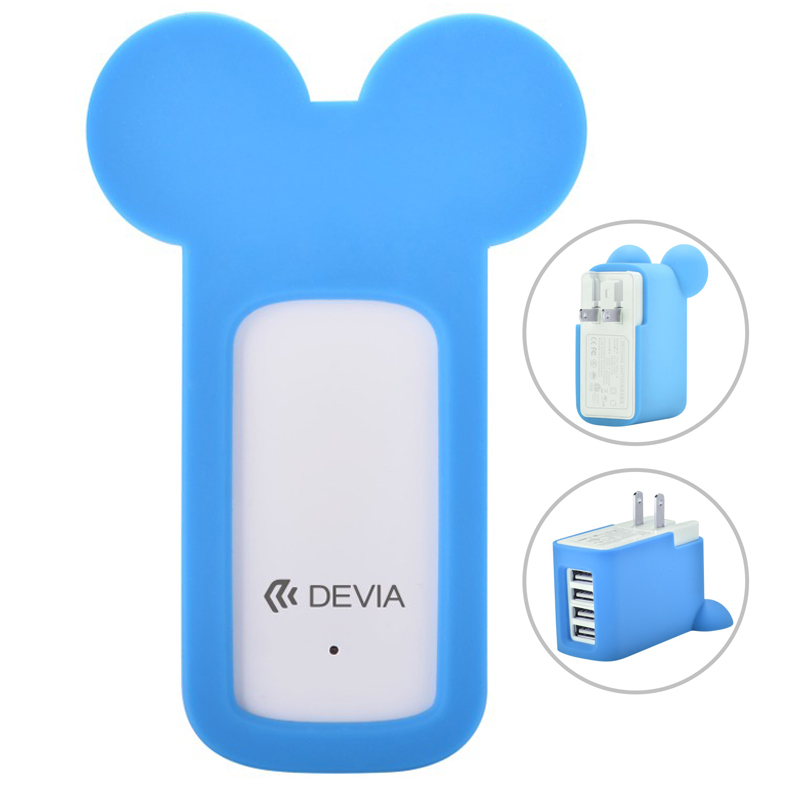 Беспроводное зарядное устройство Devia Miki Multi Charger на 4USB Blue
Беспроводное зарядное устройство Devia Miki Multi Charger на 4USB Blue