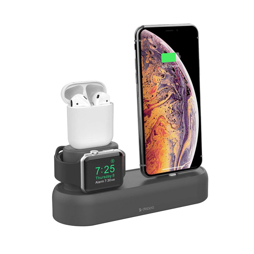 Док станция Deppa 3-в-1 ( iPhone/AirPods/Apple Watch 1/2/3/4) силикон серый 47105
Док станция Deppa 3-в-1 ( iPhone/AirPods/Apple Watch 1/2/3/4) силикон серый 47105