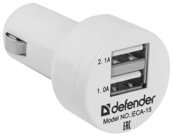 Автомобильное зарядное устройство Defender ECA-15 (83561)
Автомобильное зарядное устройство Defender ECA-15 (83561)