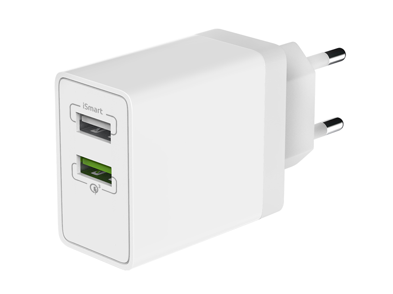 СЗУ OLMIO 2USB, QC3.0+Smart IC, 30W
СЗУ OLMIO 2USB, QC3.0+Smart IC, 30W