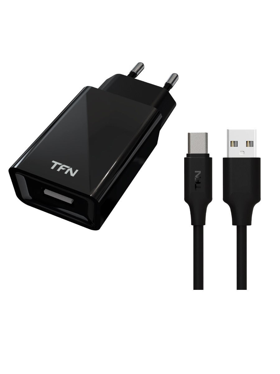 Сетевое зарядное устройство TFN 1А+Type-C black
Сетевое зарядное устройство TFN 1А+Type-C black