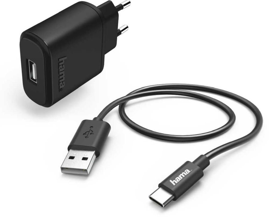 Сетевое зарядное устройство Hama H-183240 2.4A кабель USB Type-C черный (00183240)
Сетевое зарядное устройство Hama H-183240 2.4A кабель USB Type-C черный (00183240)