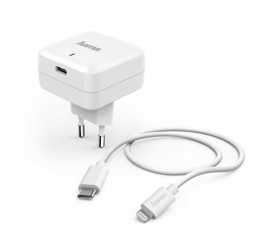 Сетевое зарядное устройство Hama H-183316 3A PD для Apple кабель Apple Lightning/Type-C белый (00183316
Сетевое зарядное устройство Hama H-183316 3A PD для Apple кабель Apple Lightning/Type-C белый (00183316