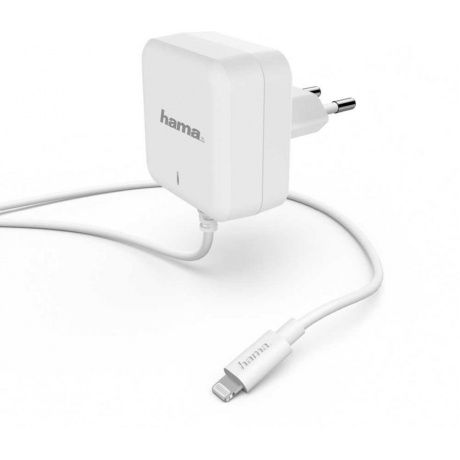 Сетевое зарядное устройство Hama H-183318 3A PD для Apple белый (00183318)
Сетевое зарядное устройство Hama H-183318 3A PD для Apple белый (00183318)