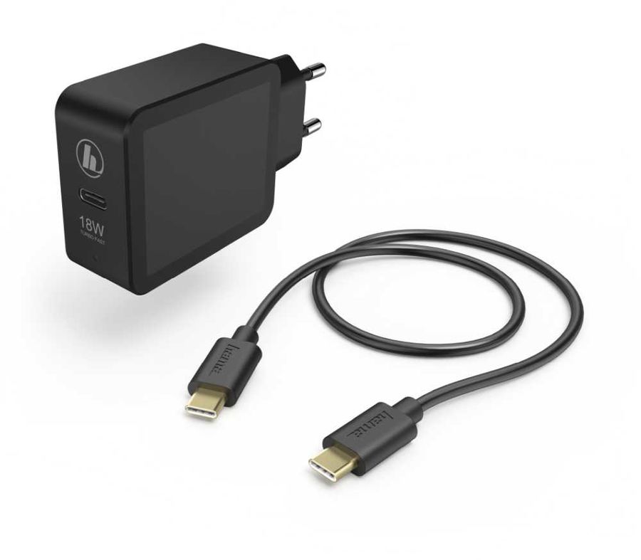 Сетевое зарядное устройство Hama H-183326 3A PD+QC кабель USB Type-C черный (00183326)
Сетевое зарядное устройство Hama H-183326 3A PD+QC кабель USB Type-C черный (00183326)