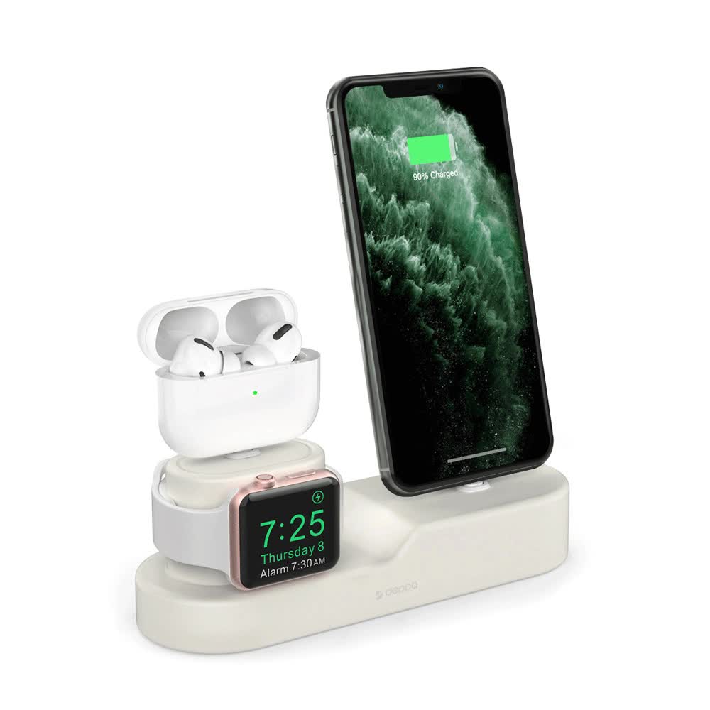 Док станция Deppa 3-в-1 ( iPhone/AirPods/Apple Watch 1/2/3/4) силикон кремовый 47107
Док станция Deppa 3-в-1 ( iPhone/AirPods/Apple Watch 1/2/3/4) силикон кремовый 47107