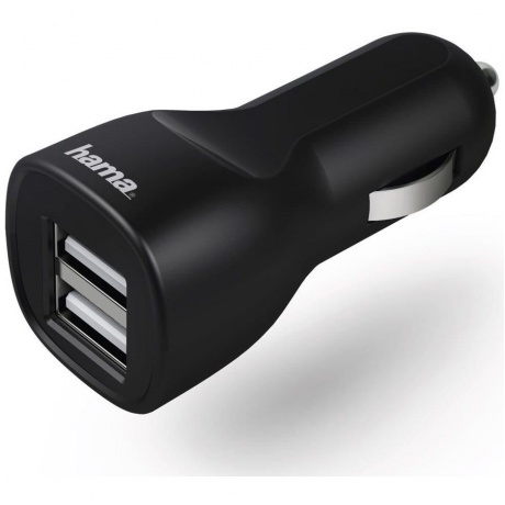 Автомобильное зарядное устройство Hama H-1401660 1.2A+1.2A (00173624) черный
Автомобильное зарядное устройство Hama H-1401660 1.2A+1.2A (00173624) черный