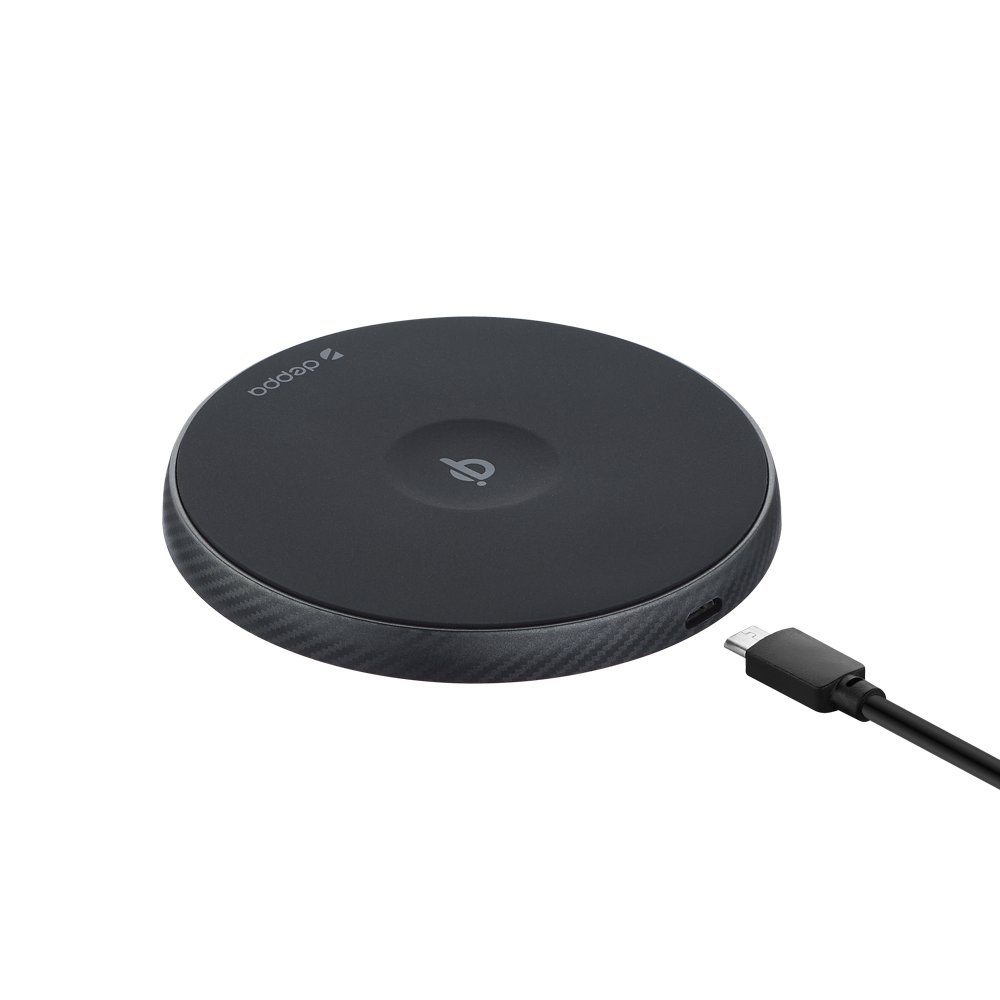 Беспроводное зарядне устройство Deppa Qi Fast Charger 15W Apple 7.5W стандарт Qi черный/карбон
Беспроводное зарядне устройство Deppa Qi Fast Charger 15W Apple 7.5W стандарт Qi черный/карбон