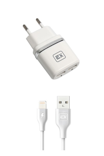 Сетевое зарядное устойство Exployd EX-Z-605 8 Pin 2хUSB 3.4A (2.4А+1А) белый
Сетевое зарядное устойство Exployd EX-Z-605 8 Pin 2хUSB 3.4A (2.4А+1А) белый