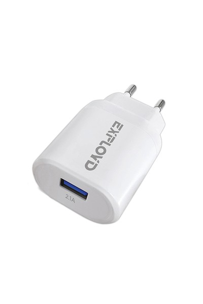 Сетевое зарядное устройство Exployd EX-Z-973 USB 2.1A белый
Сетевое зарядное устройство Exployd EX-Z-973 USB 2.1A белый