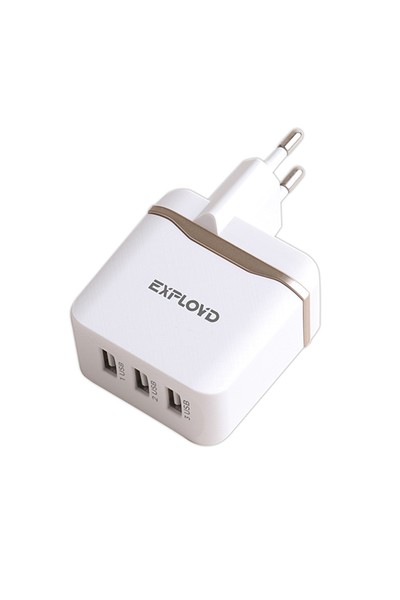 Сетевое зарядное устройство Exployd EX-Z-987 3хUSB 3.1A белый
Сетевое зарядное устройство Exployd EX-Z-987 3хUSB 3.1A белый