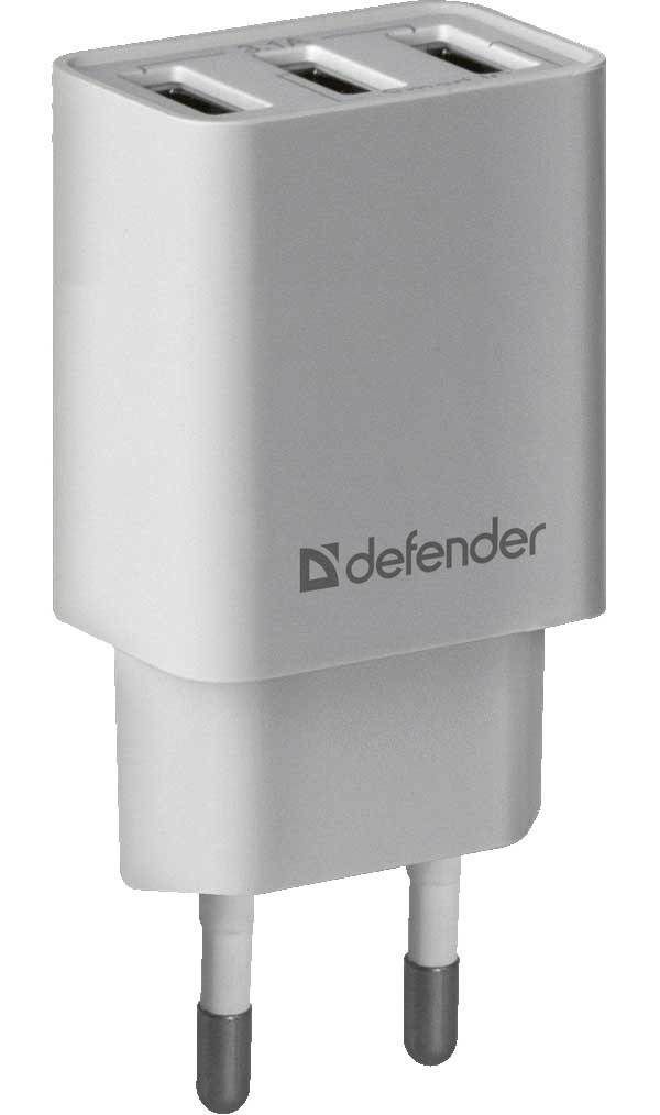 Сетевое зарядное устройство Defender UPA-31 (83587)
Сетевое зарядное устройство Defender UPA-31 (83587)