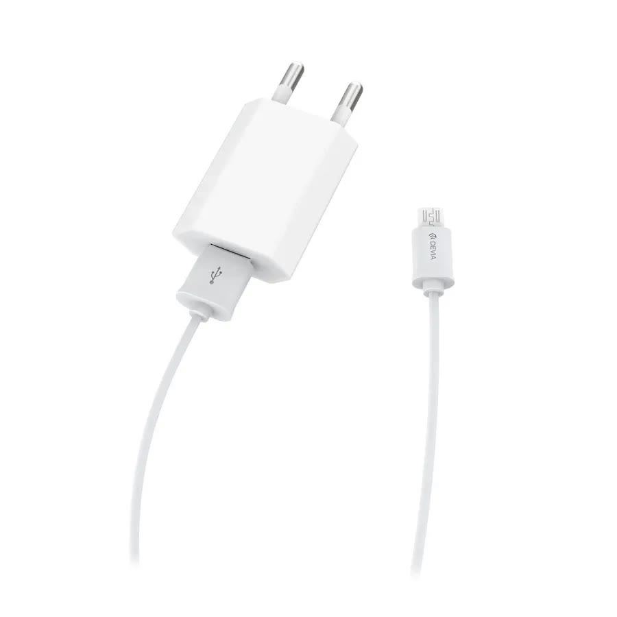 Сетевое зарядное устройство Devia Smart Charger Suit с кабелем Micro Usb - Белый
Сетевое зарядное устройство Devia Smart Charger Suit с кабелем Micro Usb - Белый