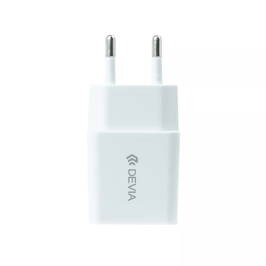 Сетевое зарядное устройство Devia Smart Charger Suit 10W с кабелем Type-C - Белый
Сетевое зарядное устройство Devia Smart Charger Suit 10W с кабелем Type-C - Белый