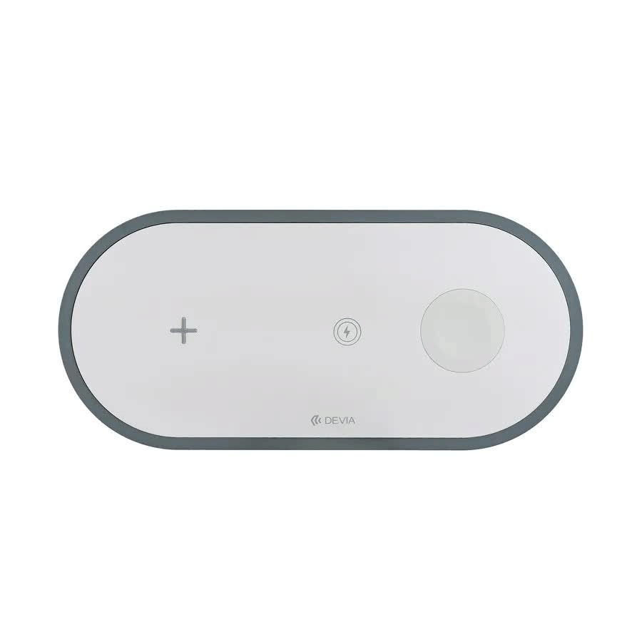 Беспроводное зарядное устройство Devia 3 в 1 Charger for smartphone&Apple watch&Earphone V4 - White, Белый
Беспроводное зарядное устройство Devia 3 в 1 Charger for smartphone&Apple watch&Earphone V4 - White, Белый