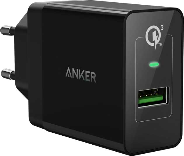 Сетевое зарядное устройство ANKER PPort+ 1 A2013 18W=1P б/к BK
Сетевое зарядное устройство ANKER PPort+ 1 A2013 18W=1P б/к BK