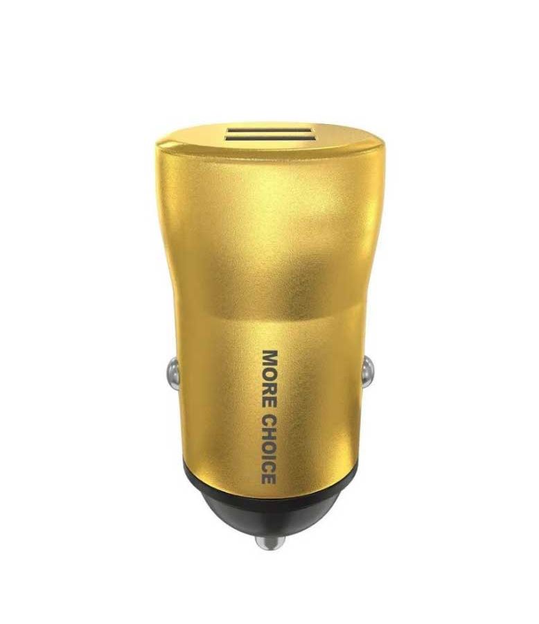 Автомобильное зарядное устройство More Choice AC31 2USB 2.4A золотой
Автомобильное зарядное устройство More Choice AC31 2USB 2.4A золотой