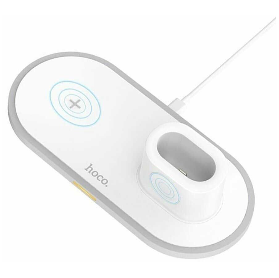 Беспроводное зарядное устройство Hoco CW21 Wisdom 3в1 White
Беспроводное зарядное устройство Hoco CW21 Wisdom 3в1 White