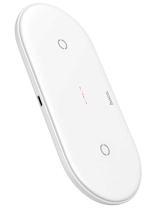 Беспроводное зарядное устройство Hoco CW23 Dual Power White
Беспроводное зарядное устройство Hoco CW23 Dual Power White