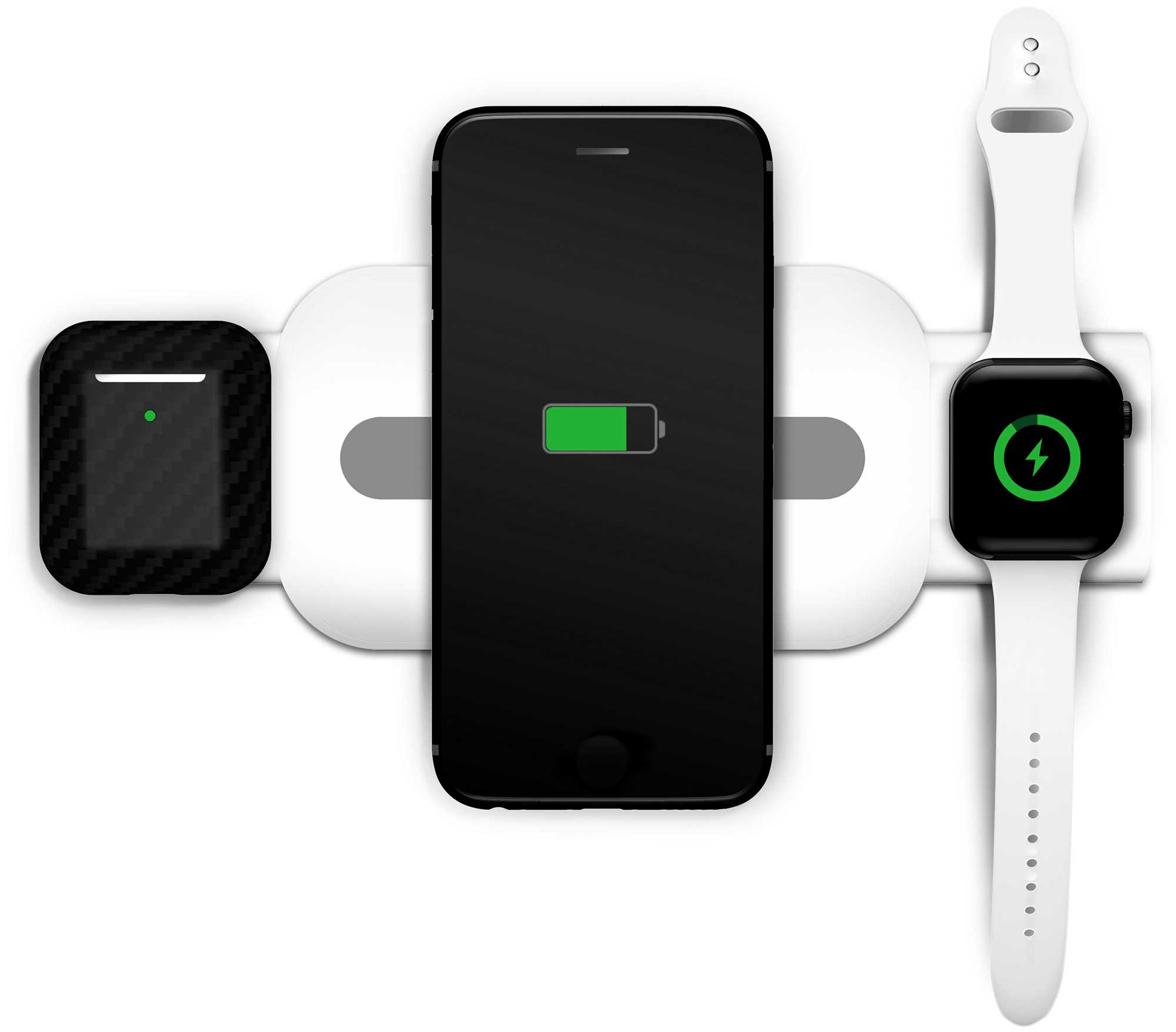 Беспроводное зарядное устройство Lyambda LNT5-WT. Цвет белый
Беспроводное зарядное устройство Lyambda LNT5-WT. Цвет белый