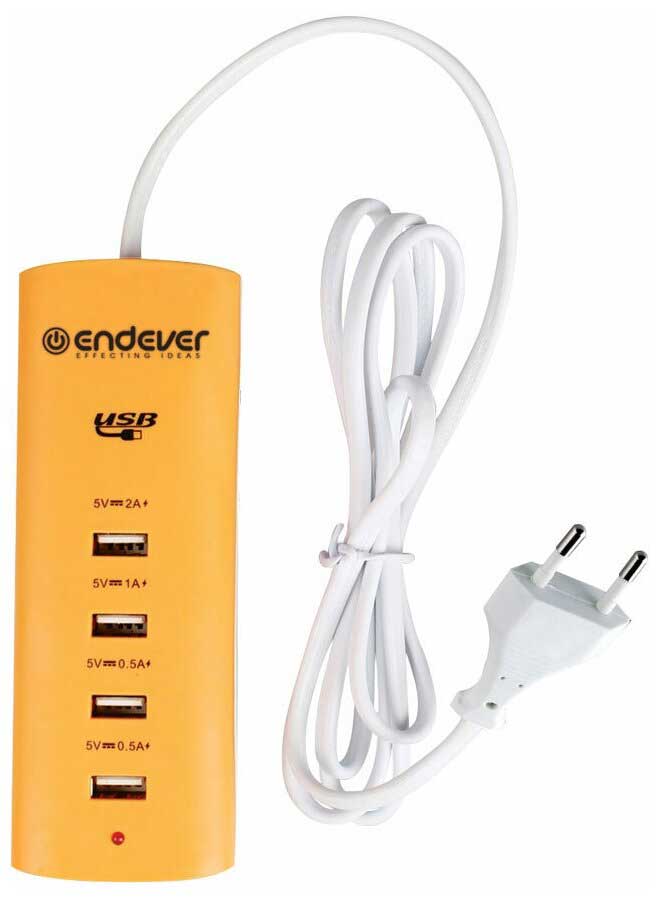 Сетевое зарядное устройство Endever MasterCharger-200, 4 USB-порта 5V
Сетевое зарядное устройство Endever MasterCharger-200, 4 USB-порта 5V