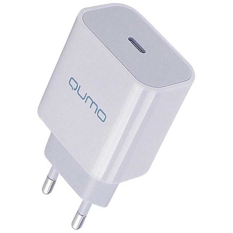 Сетевое зарядное устройство Qumo Energy light (Charger 0051) PD 20W, 1USB, Type-C, белый
Сетевое зарядное устройство Qumo Energy light (Charger 0051) PD 20W, 1USB, Type-C, белый