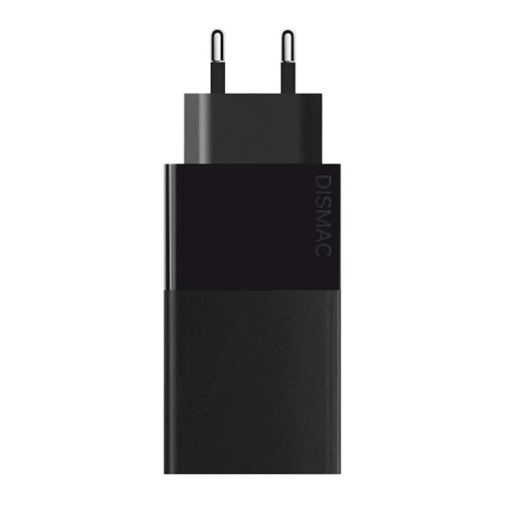 Сетевое зарядное устройство Dismac Power Adapter GaN 3USB 65W - Black, Чёрный
Сетевое зарядное устройство Dismac Power Adapter GaN 3USB 65W - Black, Чёрный