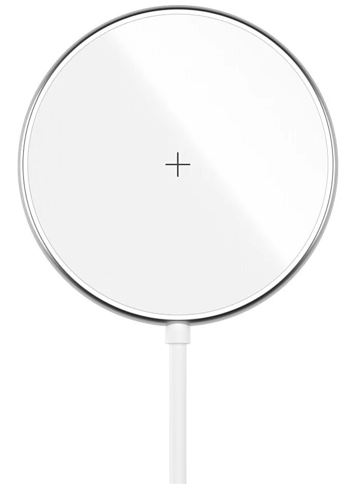 Беспроводное зарядное устройство Olmio MagCharge 043922 QI 15W белый
Беспроводное зарядное устройство Olmio MagCharge 043922 QI 15W белый