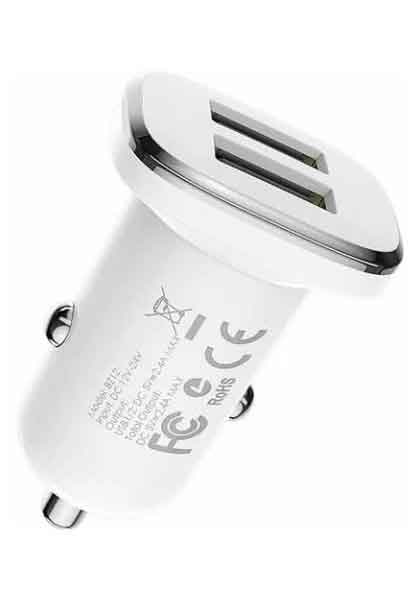 Автомобильное зарядное устройство Borofone BZ12 Lasting Power, 2USB, 2.4A, белый (08649)
Автомобильное зарядное устройство Borofone BZ12 Lasting Power, 2USB, 2.4A, белый (08649)